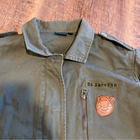 Ed Sheeran 2017 Divide Tour Military Jacket Size Medium - Picture 4 of 13